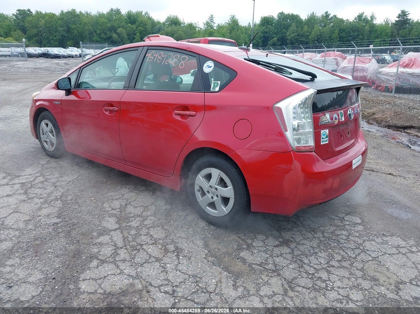 2011 Toyota Prius VIN JTDKN3DUXB0306554 IAAI salvage auction — NORMAL WEAR, Original (Maine), sold $1,225 on 2026-08-01 (photo 3)