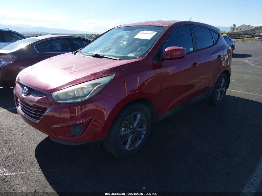 2015 Hyundai Tucson VIN KM8JTCAF0FU070014 IAAI salvage auction — NORMAL WEAR, Clear (Nevada), sold $1,725 on 2026-07-17 (photo 2)