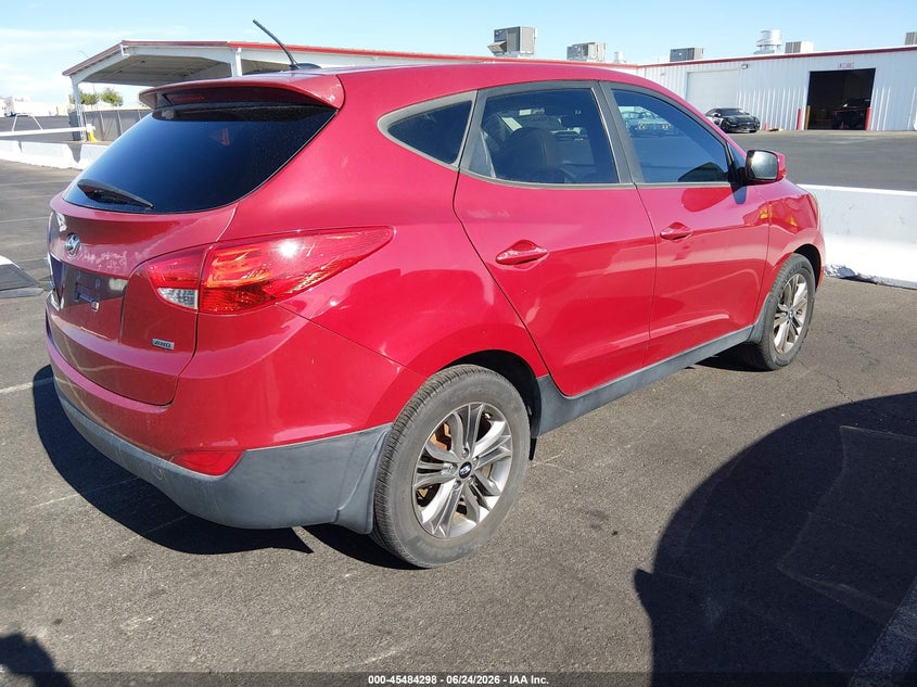 2015 Hyundai Tucson VIN KM8JTCAF0FU070014 IAAI salvage auction — NORMAL WEAR, Clear (Nevada), sold $1,725 on 2026-07-17 (photo 4)