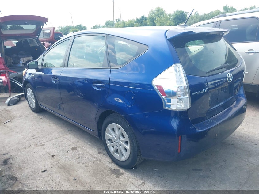 2012 Toyota Prius v VIN JTDZN3EU3C3164917 IAAI salvage auction — NORMAL WEAR, Original (Ohio), sold $3,150 on 2026-07-28 (photo 3)