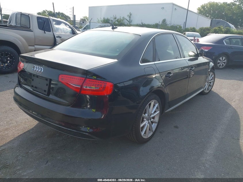 2015 Audi A4 VIN WAUEFAFL1FN017698 IAAI salvage auction — NORMAL WEAR, Clear-Dealer Only (North Carolina), sold $475 on 2026-07-29 (photo 4)