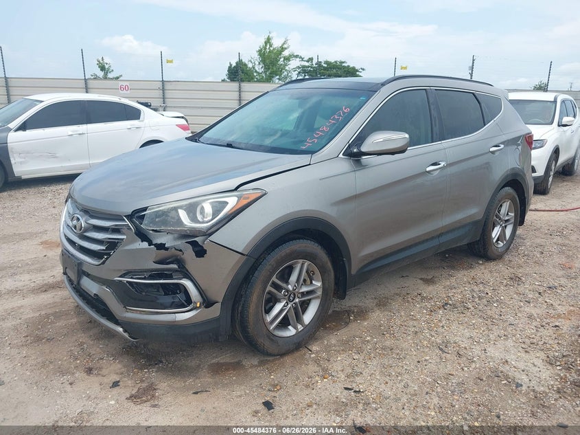 2017 Hyundai Santa fe VIN 5XYZU3LB3HG447390 IAAI salvage auction — LEFT FRONT, Salvage (Alabama), sold $25 on 2026-07-28 (photo 2)