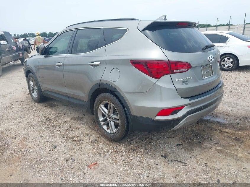 2017 Hyundai Santa fe VIN 5XYZU3LB3HG447390 IAAI salvage auction — LEFT FRONT, Salvage (Alabama), sold $25 on 2026-07-28 (photo 3)
