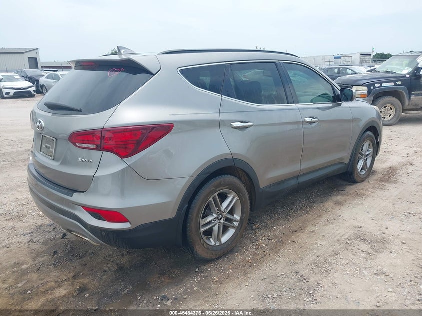 2017 Hyundai Santa fe VIN 5XYZU3LB3HG447390 IAAI salvage auction — LEFT FRONT, Salvage (Alabama), sold $25 on 2026-07-28 (photo 4)