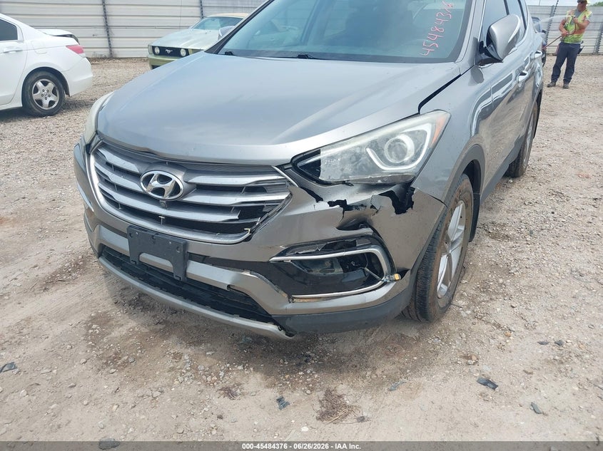 2017 Hyundai Santa fe VIN 5XYZU3LB3HG447390 IAAI salvage auction — LEFT FRONT, Salvage (Alabama), sold $25 on 2026-07-28 (photo 6)