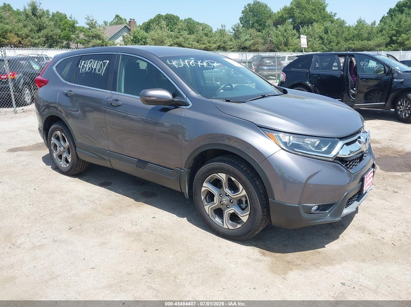 2019 Honda Cr-v VIN 2HKRW2H55KH614291 IAAI salvage auction — FRONT END, Clear (Indiana), sold $7,100 on 2026-07-29 (photo 1)