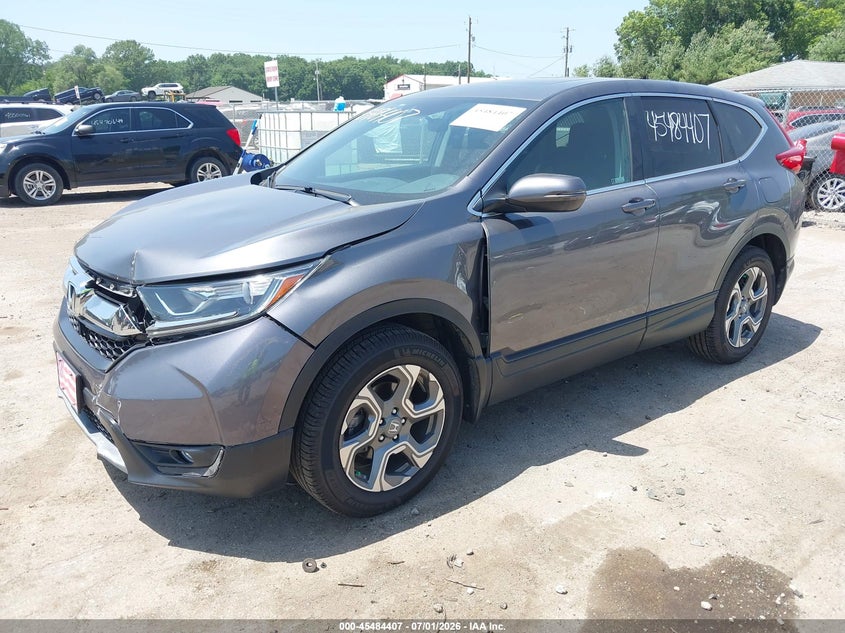 2019 Honda Cr-v VIN 2HKRW2H55KH614291 IAAI salvage auction — FRONT END, Clear (Indiana), sold $7,100 on 2026-07-29 (photo 2)