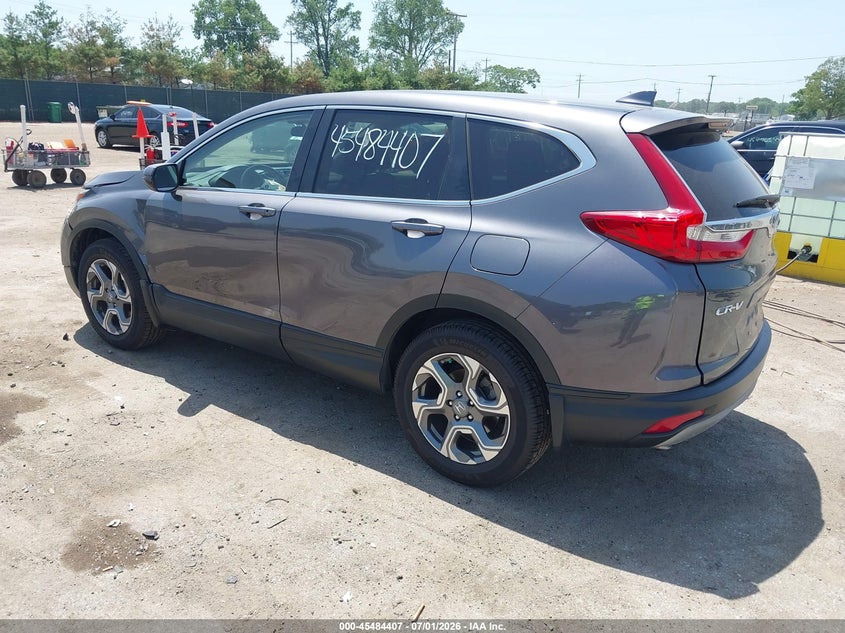 2019 Honda Cr-v VIN 2HKRW2H55KH614291 IAAI salvage auction — FRONT END, Clear (Indiana), sold $7,100 on 2026-07-29 (photo 3)