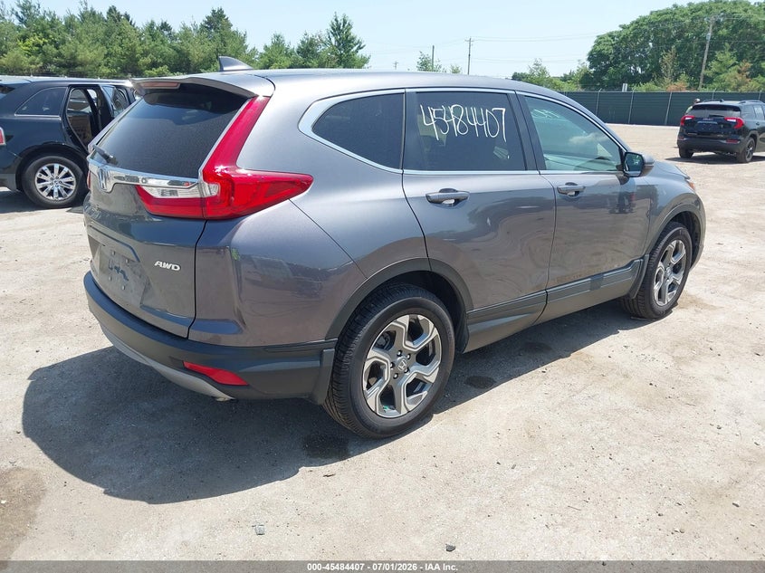2019 Honda Cr-v VIN 2HKRW2H55KH614291 IAAI salvage auction — FRONT END, Clear (Indiana), sold $7,100 on 2026-07-29 (photo 4)