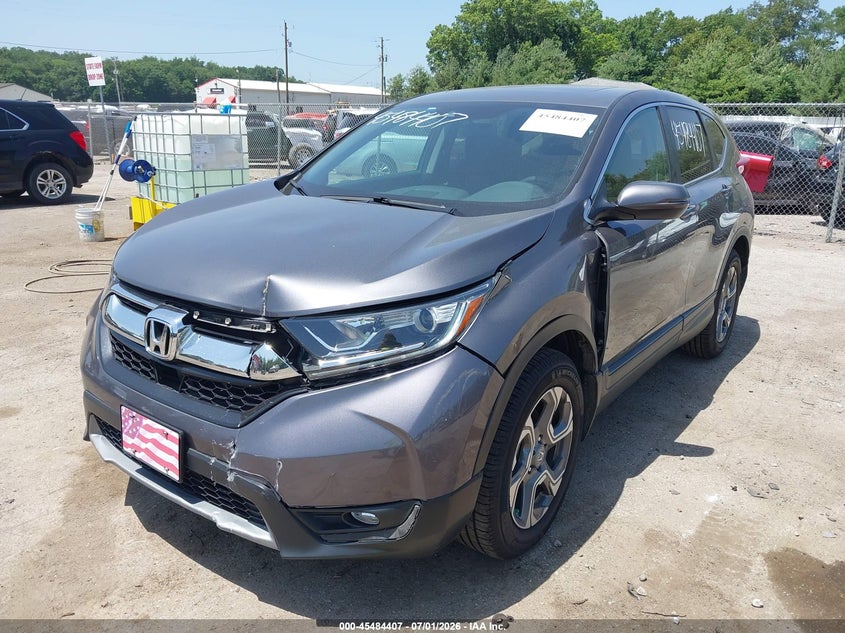 2019 Honda Cr-v VIN 2HKRW2H55KH614291 IAAI salvage auction — FRONT END, Clear (Indiana), sold $7,100 on 2026-07-29 (photo 6)