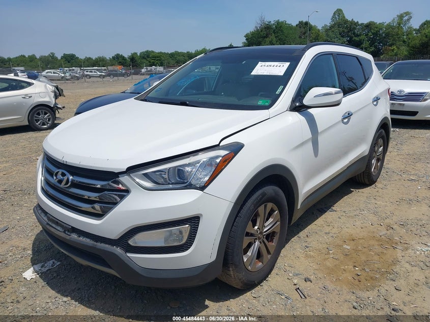 2016 Hyundai Santa fe VIN 5XYZU3LB0GG376485 IAAI salvage auction — NORMAL WEAR, Clear (Virginia), sold $1,900 on 2026-07-13 (photo 2)