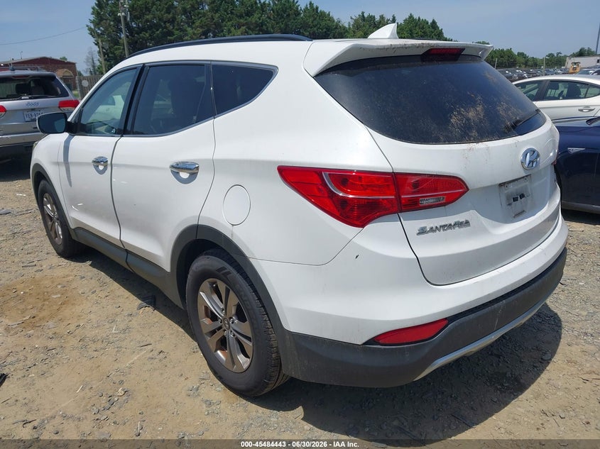 2016 Hyundai Santa fe VIN 5XYZU3LB0GG376485 IAAI salvage auction — NORMAL WEAR, Clear (Virginia), sold $1,900 on 2026-07-13 (photo 3)
