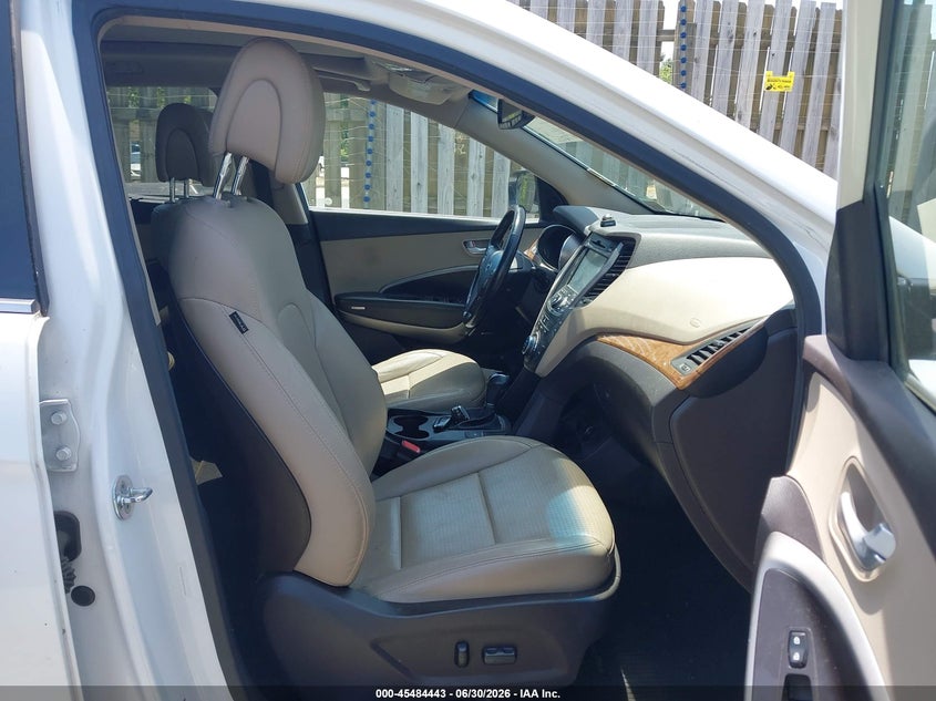 2016 Hyundai Santa fe VIN 5XYZU3LB0GG376485 IAAI salvage auction — NORMAL WEAR, Clear (Virginia), sold $1,900 on 2026-07-13 (photo 5)