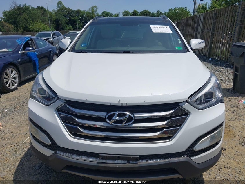 2016 Hyundai Santa fe VIN 5XYZU3LB0GG376485 IAAI salvage auction — NORMAL WEAR, Clear (Virginia), sold $1,900 on 2026-07-13 (photo 6)