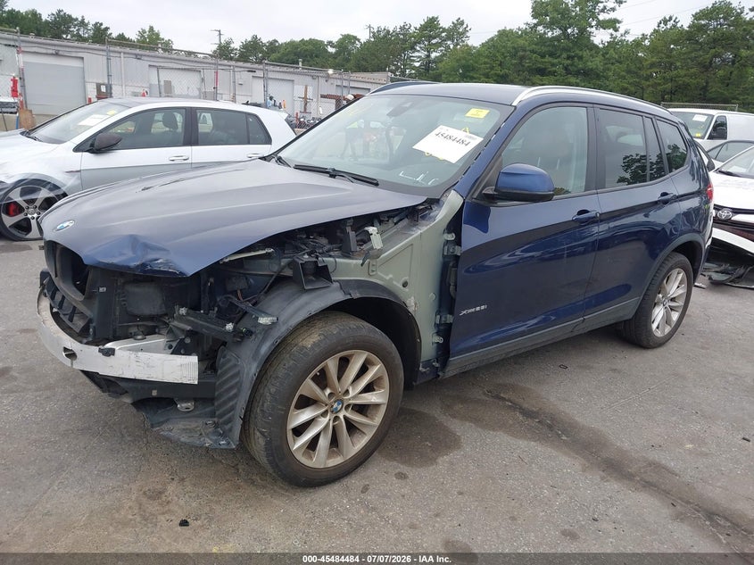 2016 BMW X3 VIN 5UXWX9C50G0D91387 IAAI salvage auction — FRONT END, Mv-907A (New York), sold $1,350 on 2026-07-10 (photo 2)