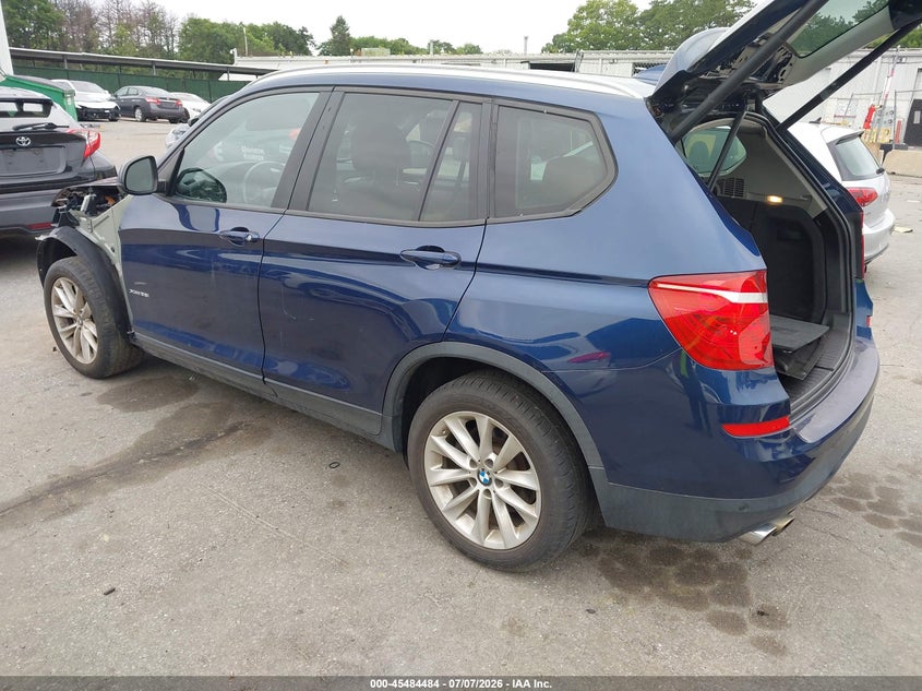 2016 BMW X3 VIN 5UXWX9C50G0D91387 IAAI salvage auction — FRONT END, Mv-907A (New York), sold $1,350 on 2026-07-10 (photo 3)