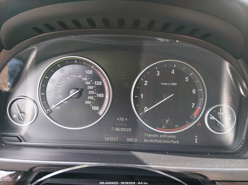 2014 BMW 5er VIN WBA5A7C51ED616290 IAAI salvage auction — NORMAL WEAR, Clear (Montana), sold $450 on 2026-08-05 (photo 7)
