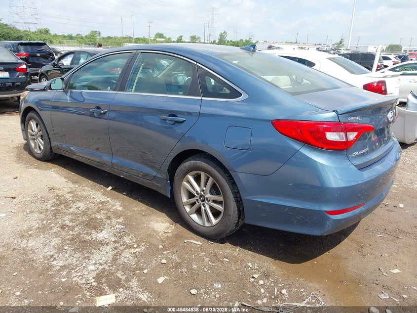 2016 Hyundai Sonata VIN 5NPE24AFXGH390841 IAAI salvage auction — FRONT END, Salvage (Ohio), sold $825 on 2026-07-10 (photo 3)