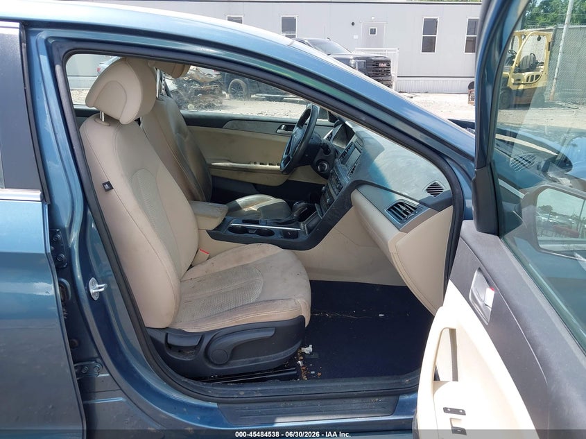 2016 Hyundai Sonata VIN 5NPE24AFXGH390841 IAAI salvage auction — FRONT END, Salvage (Ohio), sold $825 on 2026-07-10 (photo 5)