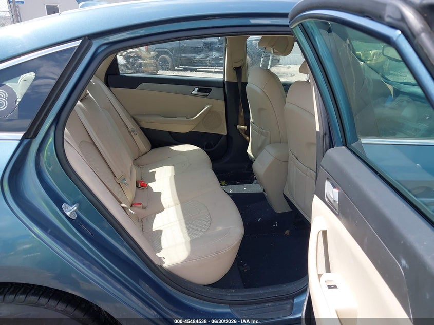 2016 Hyundai Sonata VIN 5NPE24AFXGH390841 IAAI salvage auction — FRONT END, Salvage (Ohio), sold $825 on 2026-07-10 (photo 8)