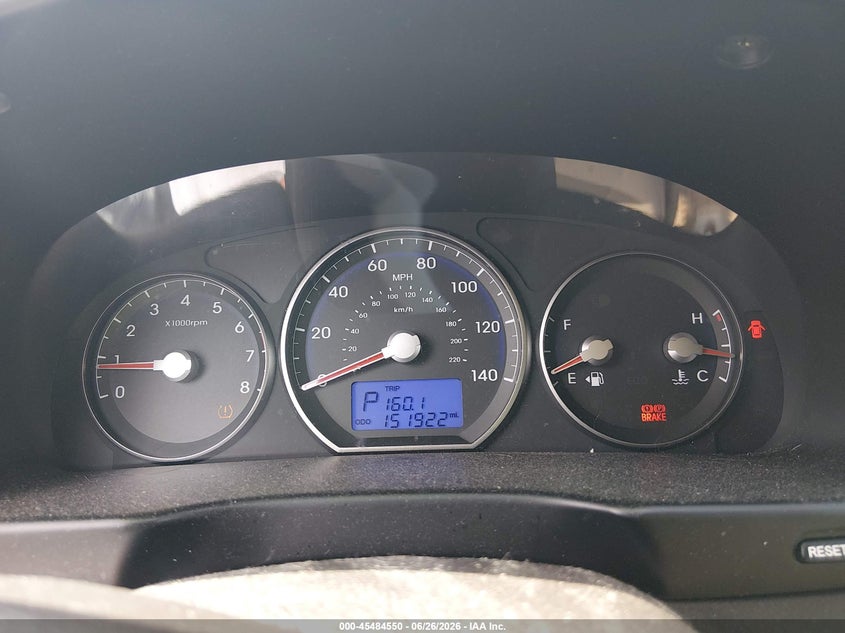 2011 Hyundai Santa fe VIN 5XYZGDAB5BG004455 IAAI salvage auction — NORMAL WEAR, Original (New Hampshire), sold $450 on 2026-07-08 (photo 7)