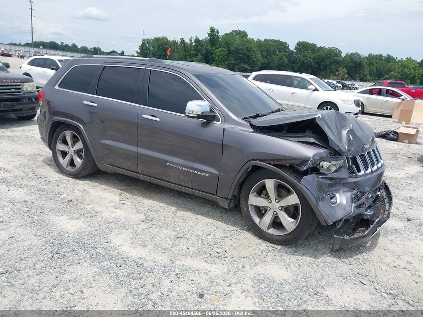 2014 Jeep Grand cherokee VIN 1C4RJFCG6EC492569 IAAI salvage auction — NORMAL WEAR, Clear (Florida), sold $1,350 on 2026-07-22 (photo 1)