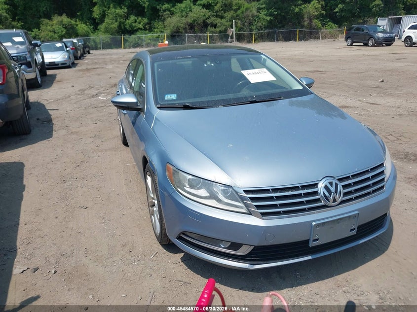 2013 Volkswagen Passat cc VIN WVWRP7AN6DE563956 IAAI salvage auction — REAR END, Clear (Massachusetts), sold $875 on 2026-07-09 (photo 1)
