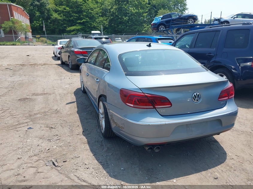 2013 Volkswagen Passat cc VIN WVWRP7AN6DE563956 IAAI salvage auction — REAR END, Clear (Massachusetts), sold $875 on 2026-07-09 (photo 3)