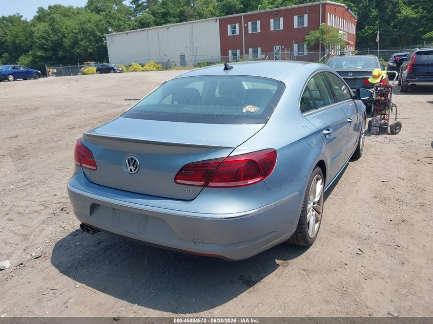 2013 Volkswagen Passat cc VIN WVWRP7AN6DE563956 IAAI salvage auction — REAR END, Clear (Massachusetts), sold $875 on 2026-07-09 (photo 4)