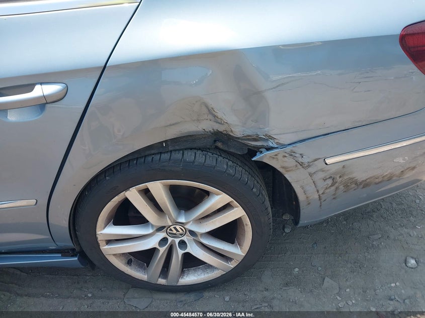 2013 Volkswagen Passat cc VIN WVWRP7AN6DE563956 IAAI salvage auction — REAR END, Clear (Massachusetts), sold $875 on 2026-07-09 (photo 6)