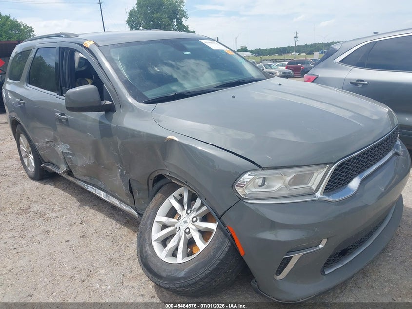 2021 Dodge Durango VIN 1C4RDHAGXMC846369 IAAI salvage auction — BIOHAZARD/CHEMICAL, Junk (Oklahoma), sold $4,500 on 2026-08-20 (photo 1)