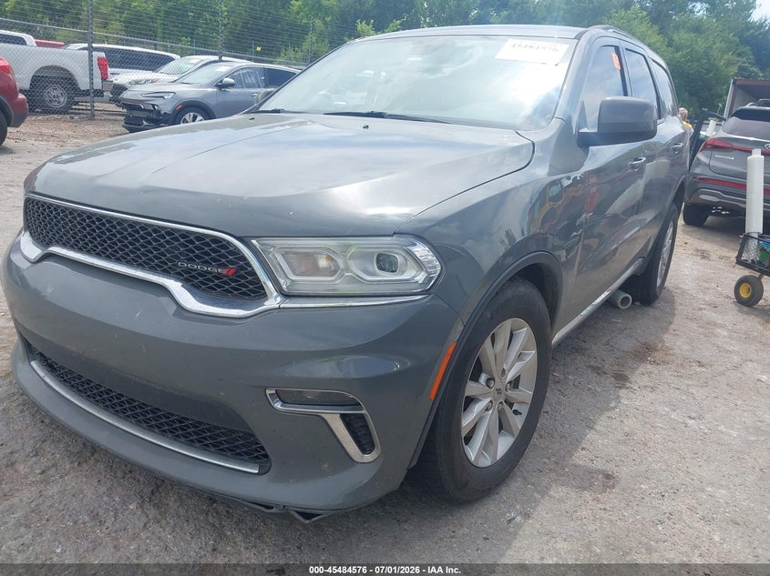 2021 Dodge Durango VIN 1C4RDHAGXMC846369 IAAI salvage auction — BIOHAZARD/CHEMICAL, Junk (Oklahoma), sold $4,500 on 2026-08-20 (photo 2)