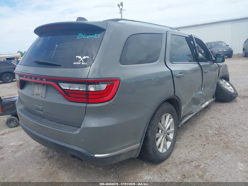 2021 Dodge Durango VIN 1C4RDHAGXMC846369 IAAI salvage auction — BIOHAZARD/CHEMICAL, Junk (Oklahoma), sold $4,500 on 2026-08-20 (photo 4)