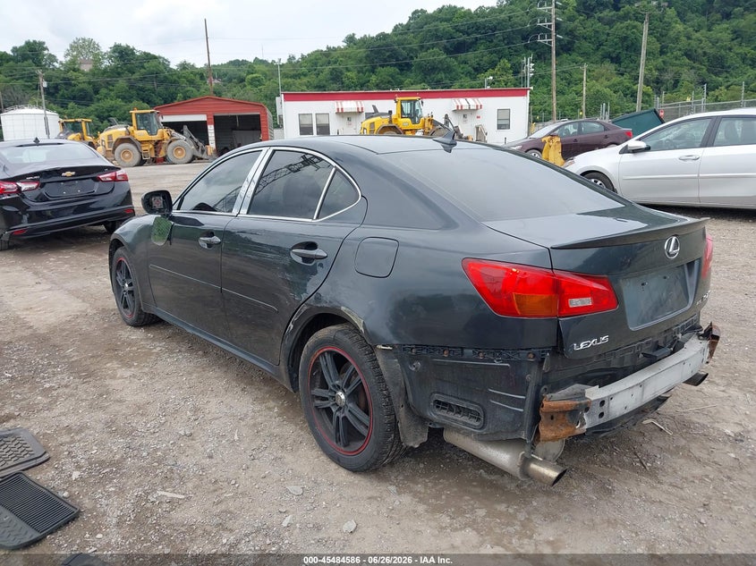 2008 Lexus Is 250 VIN JTHCK262185022405 IAAI salvage auction — LEFT SIDE, Salvage (Pennsylvania), sold $300 on 2026-07-28 (photo 3)