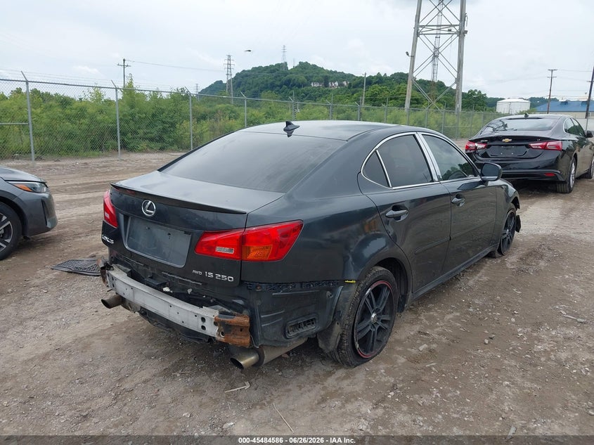 2008 Lexus Is 250 VIN JTHCK262185022405 IAAI salvage auction — LEFT SIDE, Salvage (Pennsylvania), sold $300 on 2026-07-28 (photo 4)