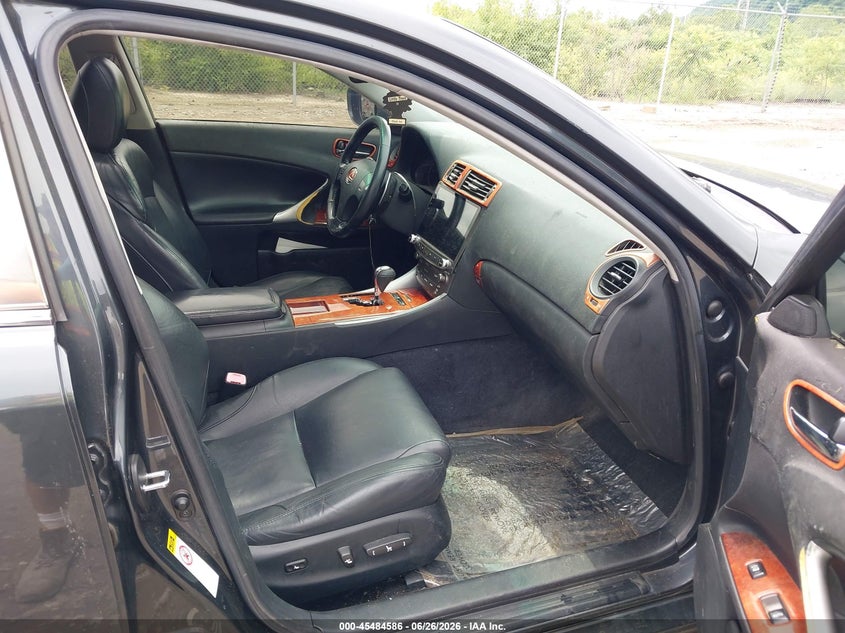 2008 Lexus Is 250 VIN JTHCK262185022405 IAAI salvage auction — LEFT SIDE, Salvage (Pennsylvania), sold $300 on 2026-07-28 (photo 5)