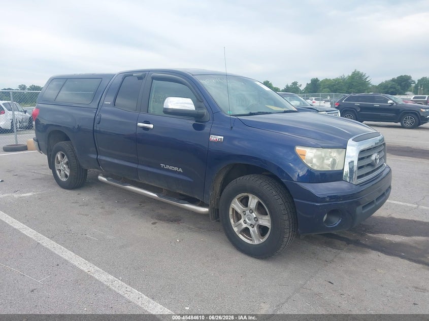 2007 Toyota Tundra VIN 5TBBV58187S450970 IAAI salvage auction — REAR END, Clear (Indiana), sold $1,850 on 2026-07-24 (photo 1)
