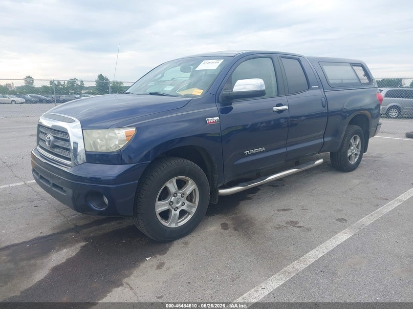 2007 Toyota Tundra VIN 5TBBV58187S450970 IAAI salvage auction — REAR END, Clear (Indiana), sold $1,850 on 2026-07-24 (photo 2)