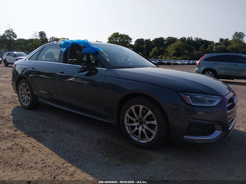 2020 Audi A4 VIN WAUGMAF43LN009251 IAAI salvage auction — SIDE, Rebuildable (Florida), sold $6,200 on 2026-07-28 (photo 1)