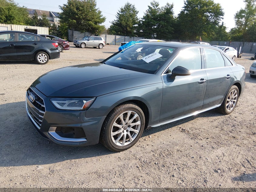 2020 Audi A4 VIN WAUGMAF43LN009251 IAAI salvage auction — SIDE, Rebuildable (Florida), sold $6,200 on 2026-07-28 (photo 2)