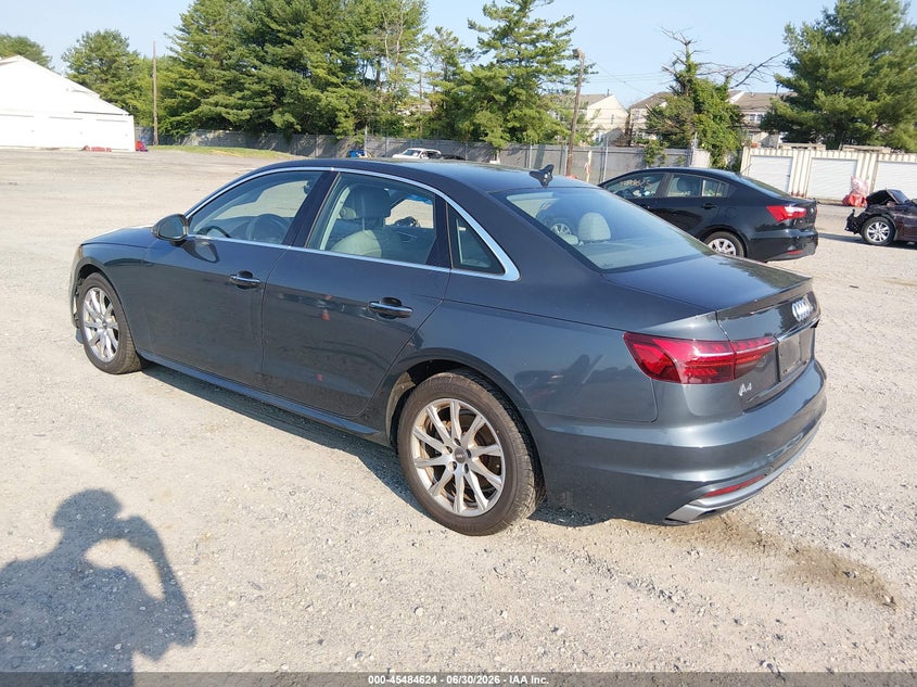 2020 Audi A4 VIN WAUGMAF43LN009251 IAAI salvage auction — SIDE, Rebuildable (Florida), sold $6,200 on 2026-07-28 (photo 3)