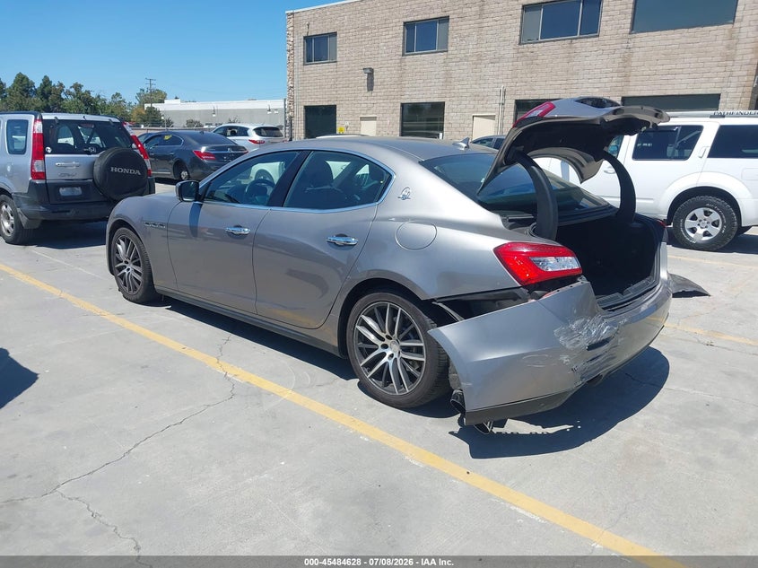 2016 Maserati Ghibli VIN ZAM57XSA4G1167039 IAAI salvage auction — REAR END, Salvage Title, sold $6,950 on 2026-08-03 (photo 3)