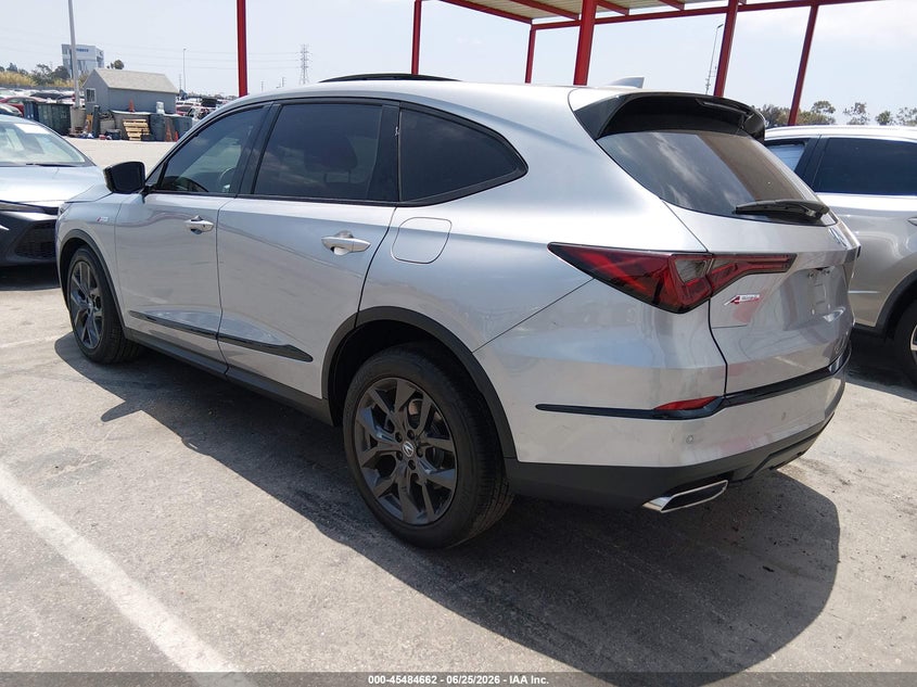 2024 Acura Mdx VIN 5J8YE1H00RL019966 IAAI salvage auction — RIGHT FRONT, Salvage (California), sold $10,750 on 2026-07-27 (photo 3)