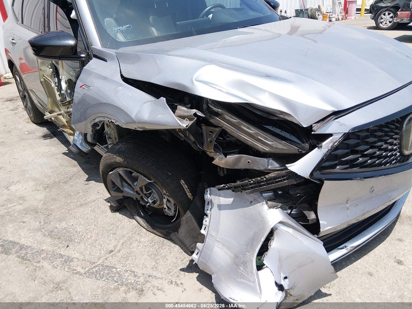 2024 Acura Mdx VIN 5J8YE1H00RL019966 IAAI salvage auction — RIGHT FRONT, Salvage (California), sold $10,750 on 2026-07-27 (photo 6)