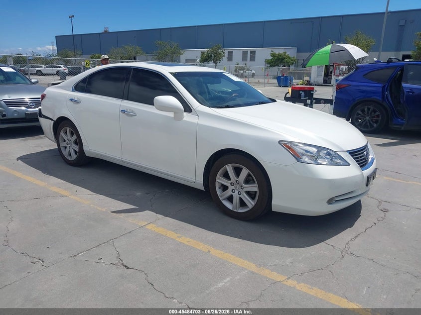 2007 Lexus Es 350 VIN JTHBJ46G172015802 IAAI salvage auction — REAR END, Salvage (California), sold $2,350 on 2026-07-13 (photo 1)