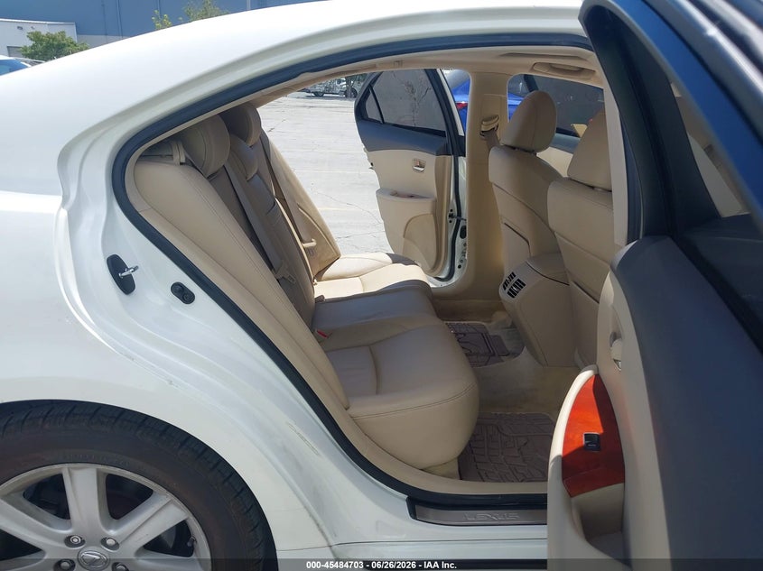 2007 Lexus Es 350 VIN JTHBJ46G172015802 IAAI salvage auction — REAR END, Salvage (California), sold $2,350 on 2026-07-13 (photo 8)