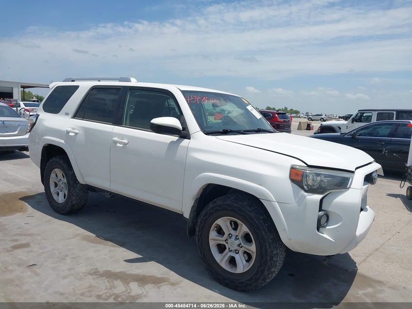 2017 Toyota 4runner VIN JTEBU5JR2H5413314 IAAI salvage auction — FRONT END, Original (Texas), sold $7,700 on 2026-08-21 (photo 1)