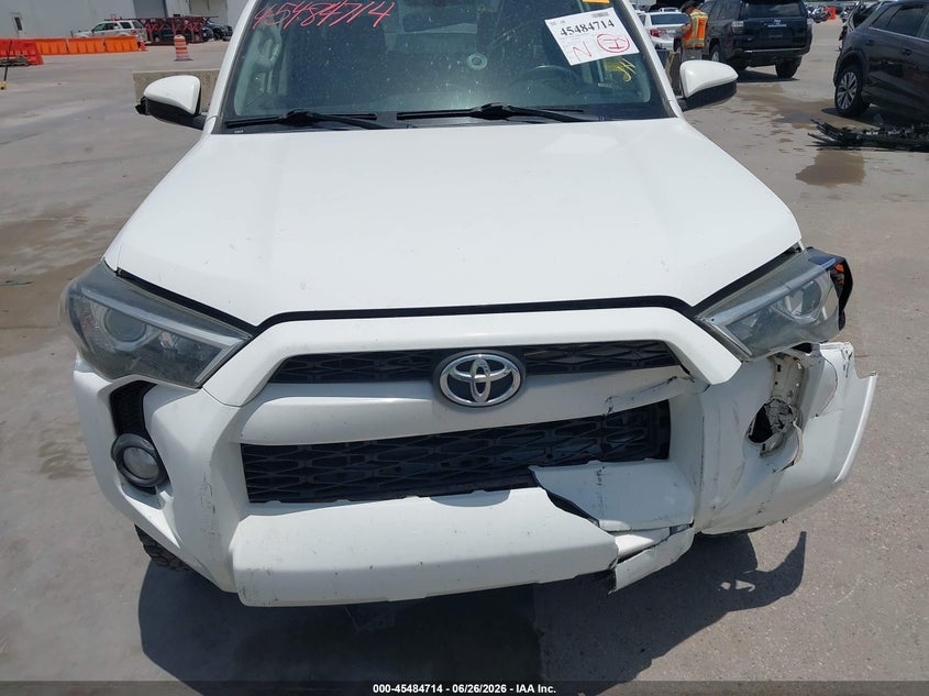 2017 Toyota 4runner VIN JTEBU5JR2H5413314 IAAI salvage auction — FRONT END, Original (Texas), sold $7,700 on 2026-08-21 (photo 6)