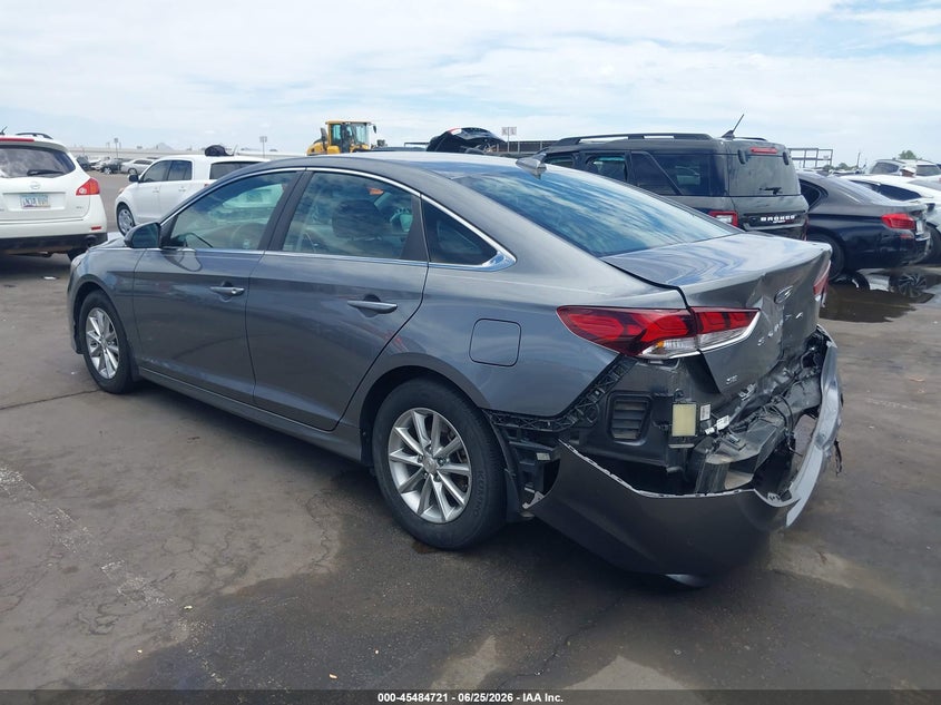 2019 Hyundai Sonata VIN 5NPE24AF4KH813471 IAAI salvage auction — REAR END, Salvage (Arizona), sold $2,750 on 2026-07-05 (photo 3)