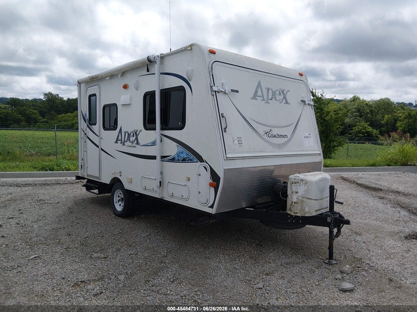 2013 Forest river Coachmen apex VIN 5ZT2CXDC7DA002808 IAAI salvage auction — HAIL, Salvage (Missouri), sold $1,100 on 2026-07-30 (photo 1)
